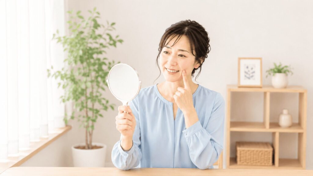 穏やかなひと時の女性